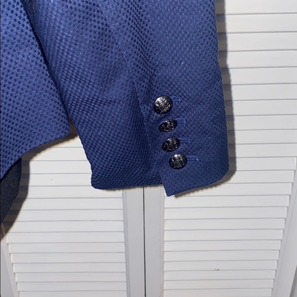 Navy Blue Tailored Jacket size 10P NWT blazer - Picture 5 of 9